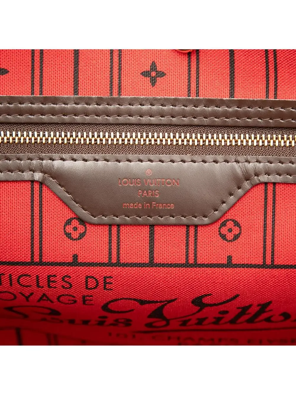 Louis Vuitton Damier Ebene Neverfull Mm #333529L14B